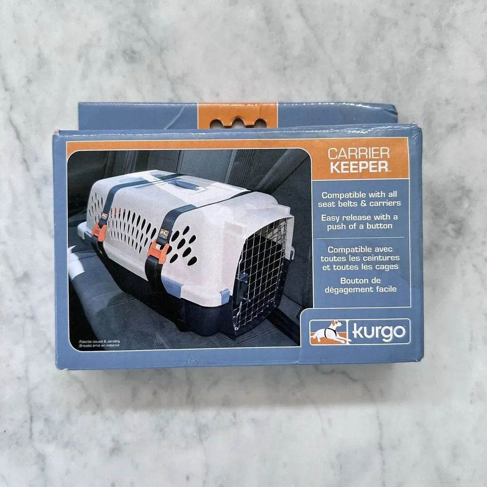 Kurgo Carrier Keeper Dog Cat Crate Straps For Car Travel Adjustable